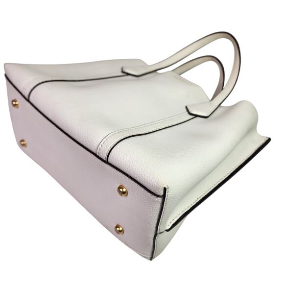 Tory Burch Small Leather Perry Triple Compartment Tote Bag 10x10 - Picture 10 of 11